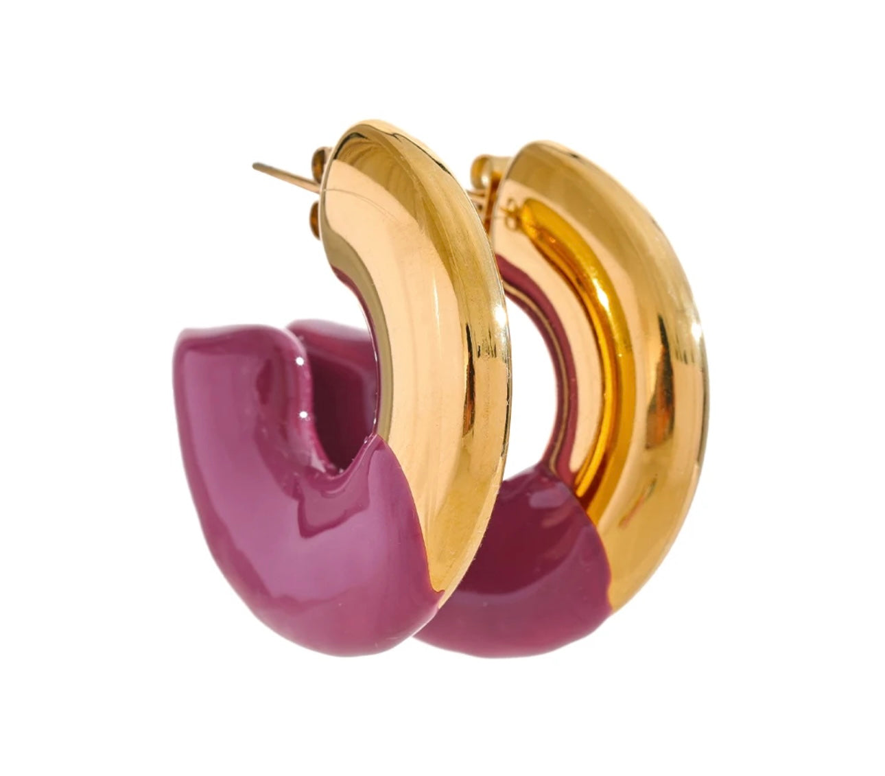 Aretes Esmaltado Rio