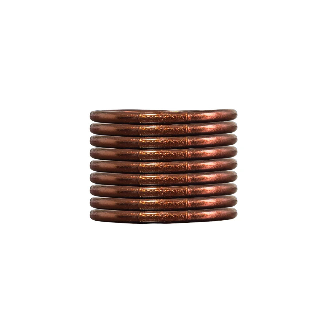 Dark Brown Single Buddha pulsera