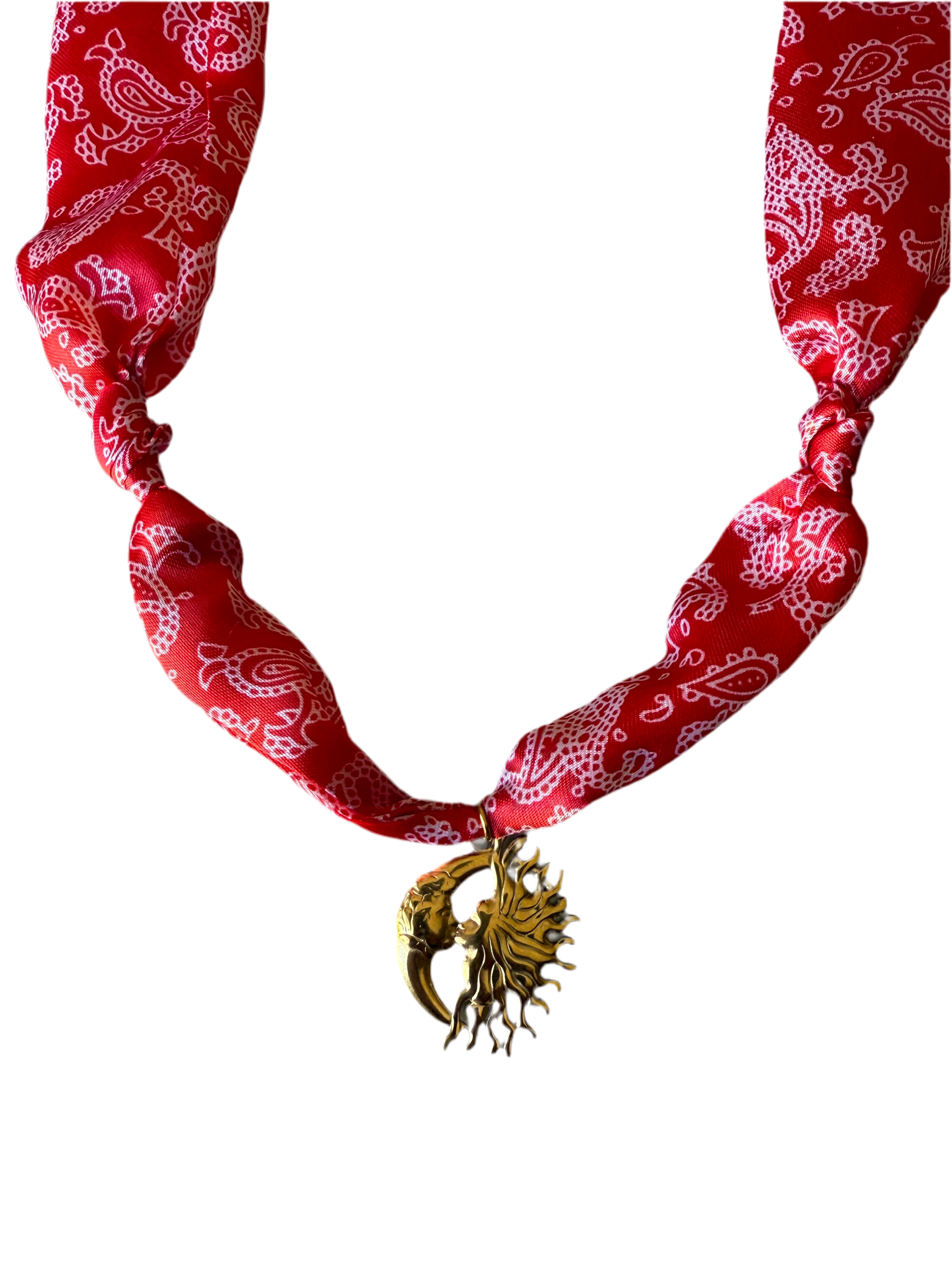 Collar azteca rojo