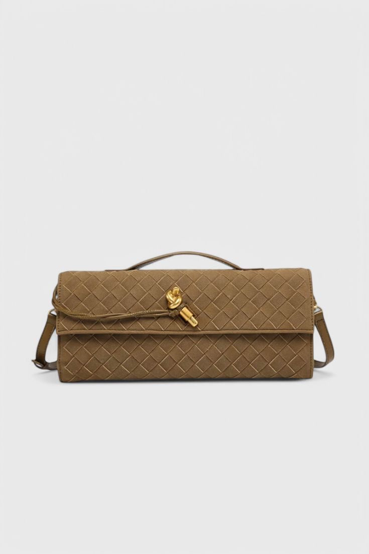 Bolsa ELLE suede caramel