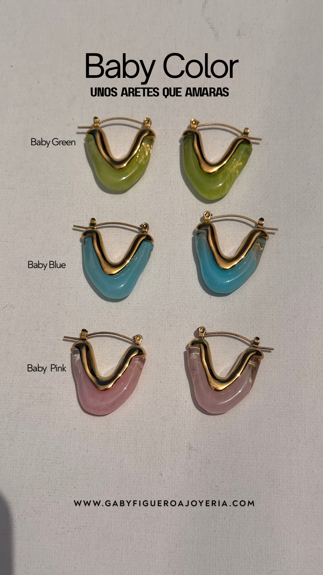 Aretes Baby Color