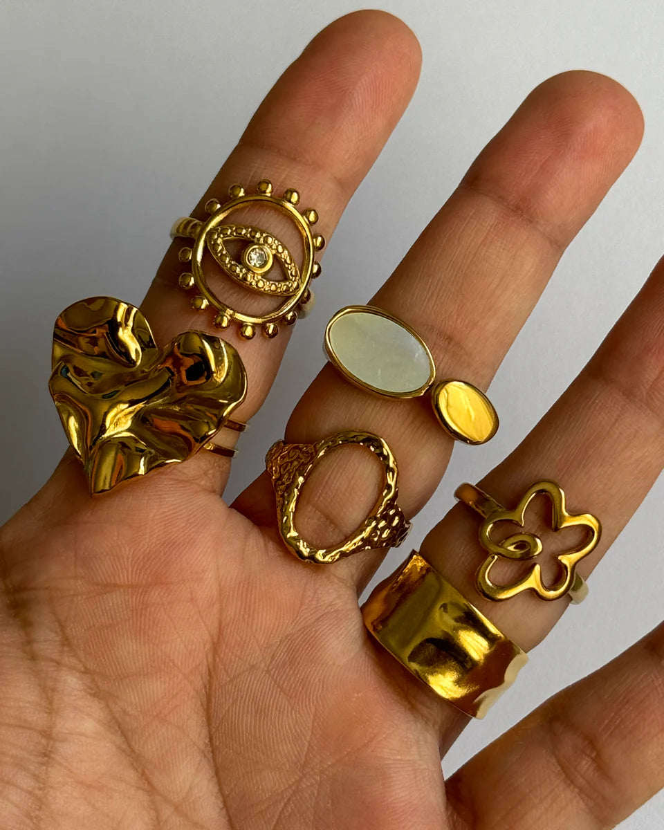 Anillo Draw Flower
