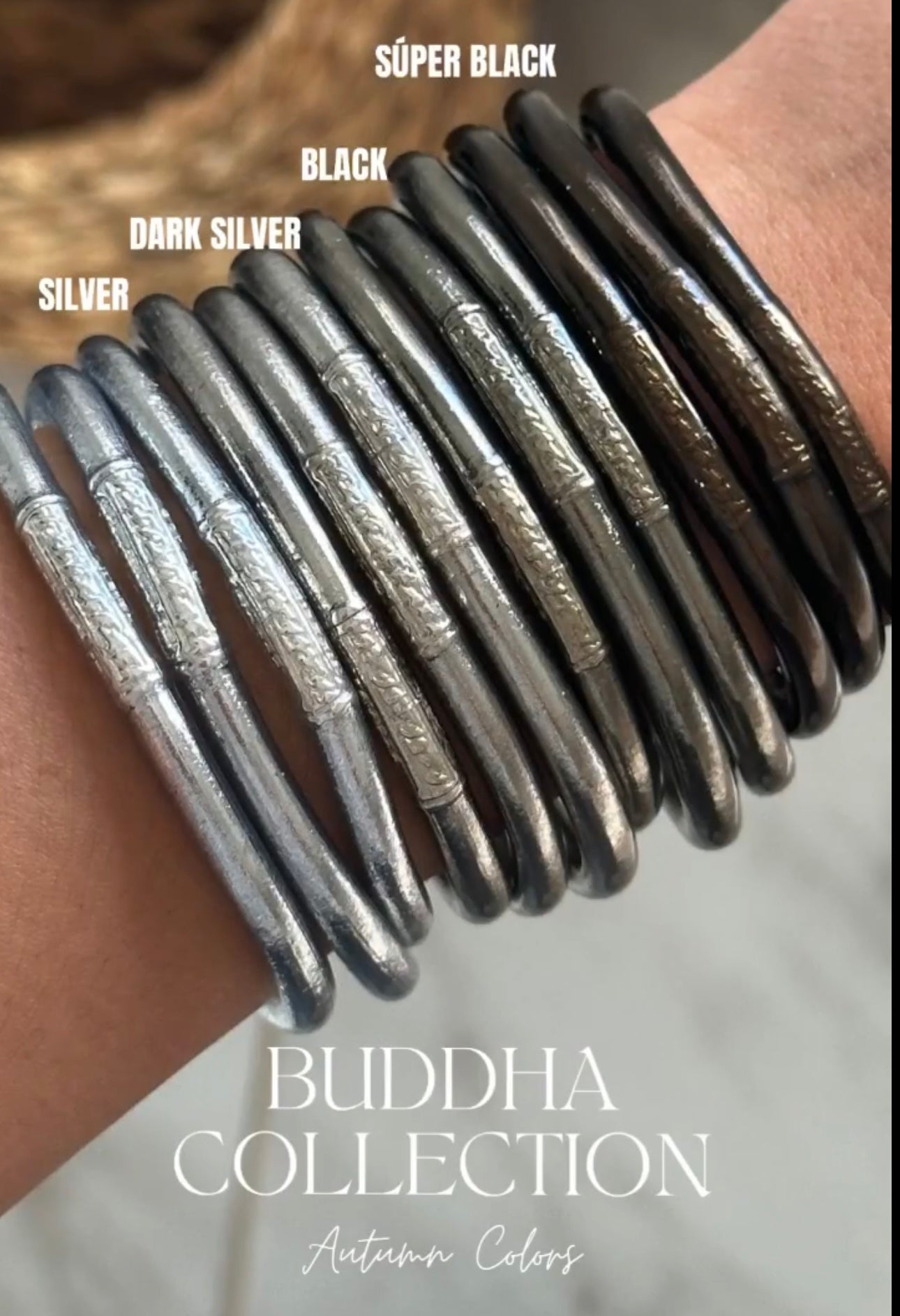Dark Silver Single Buddha