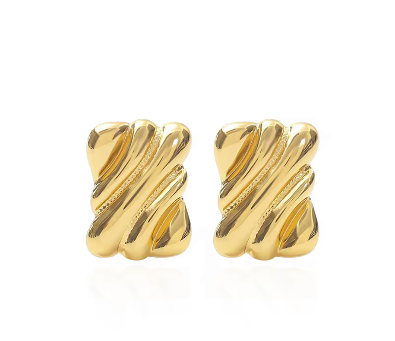 Aretes stud Square