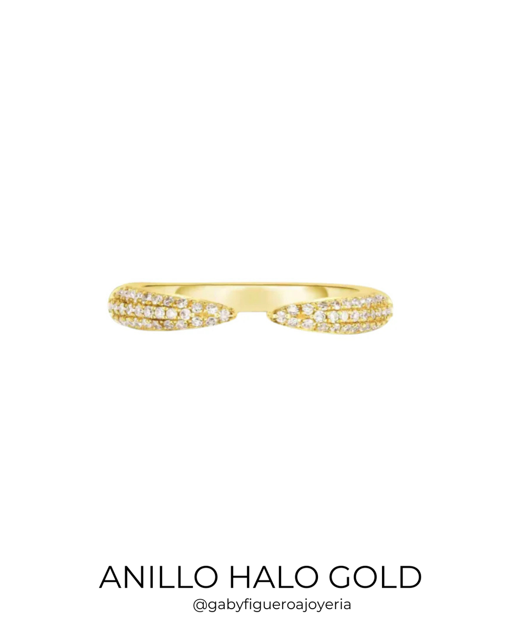 Anillo Halo Gold