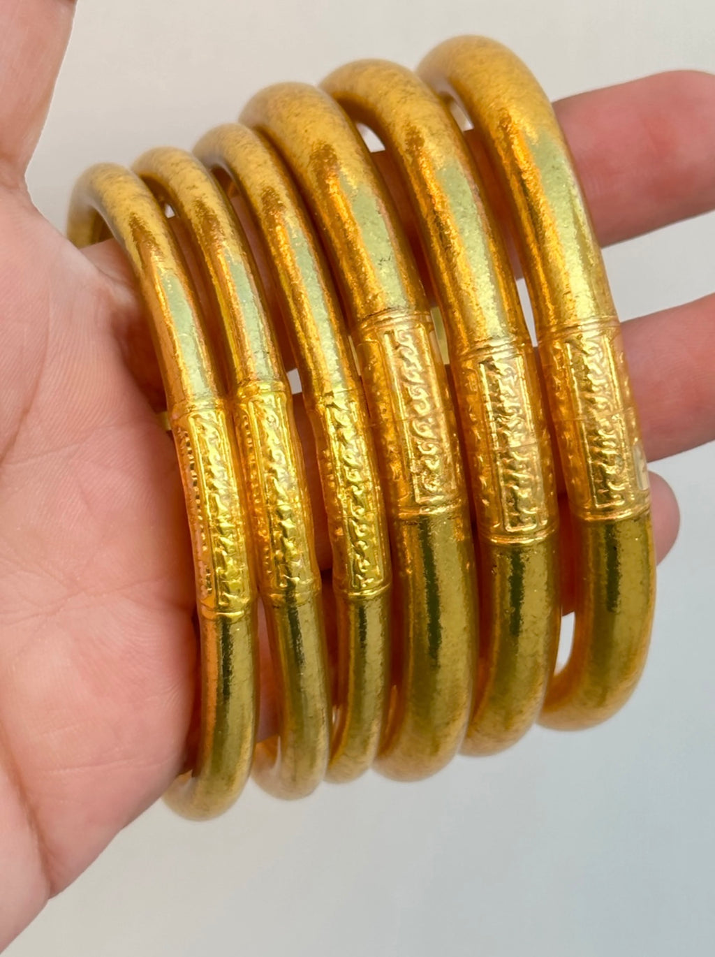 Gold thick single buddha