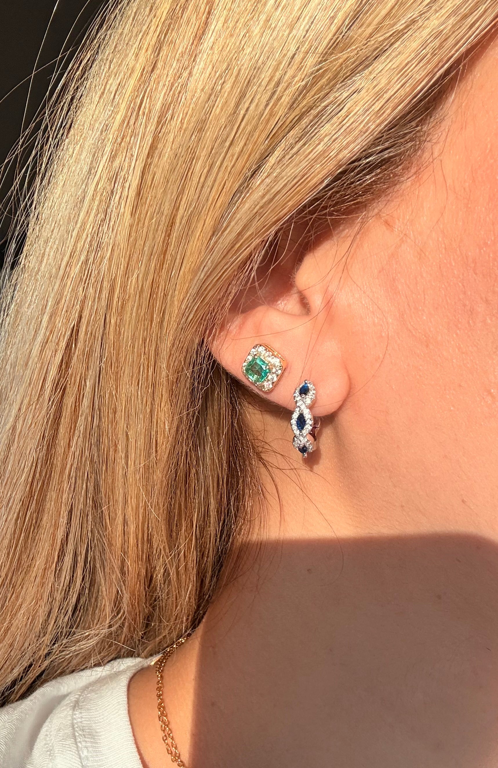 Aretes light green