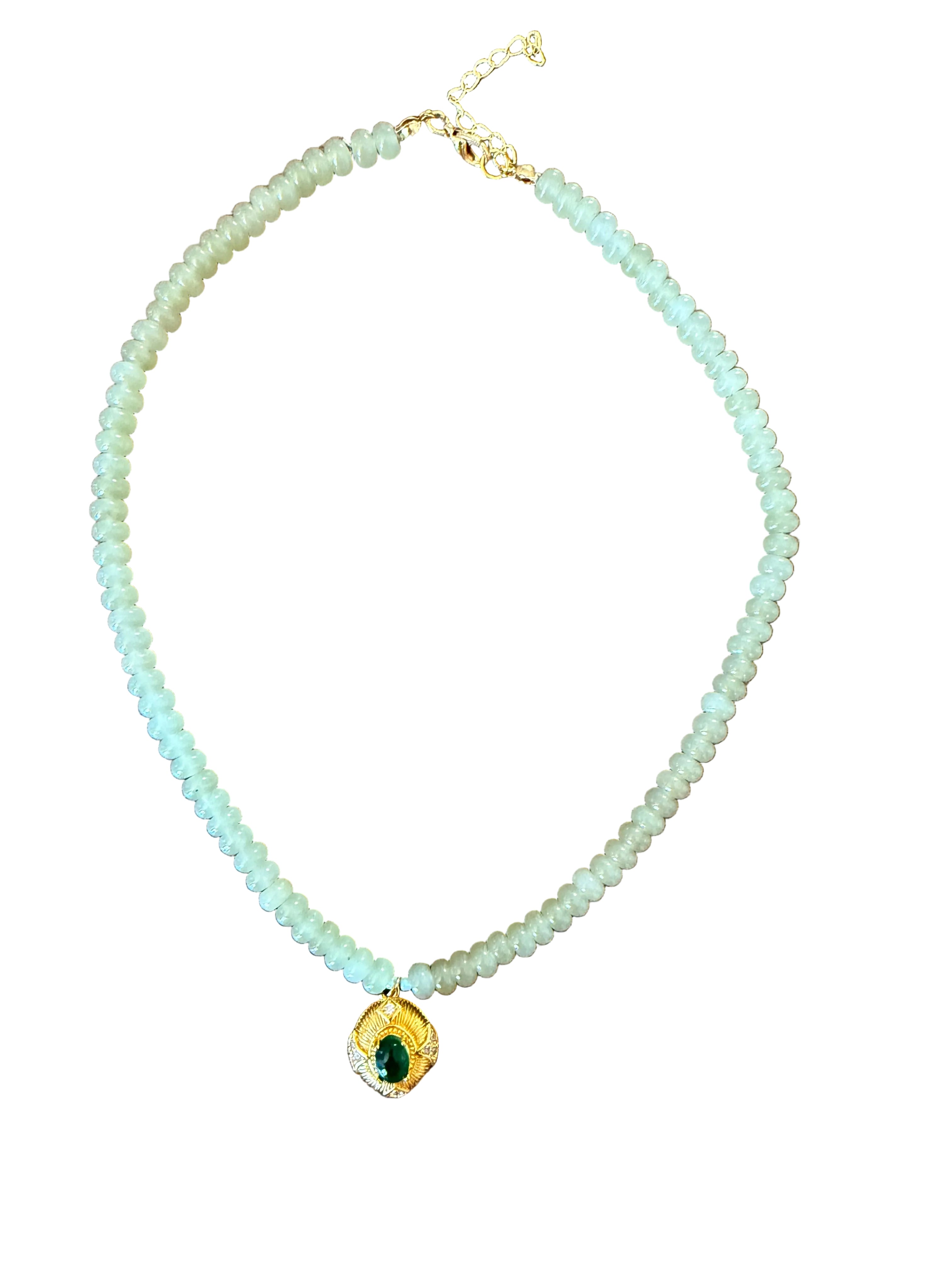 Collar Emerald gold