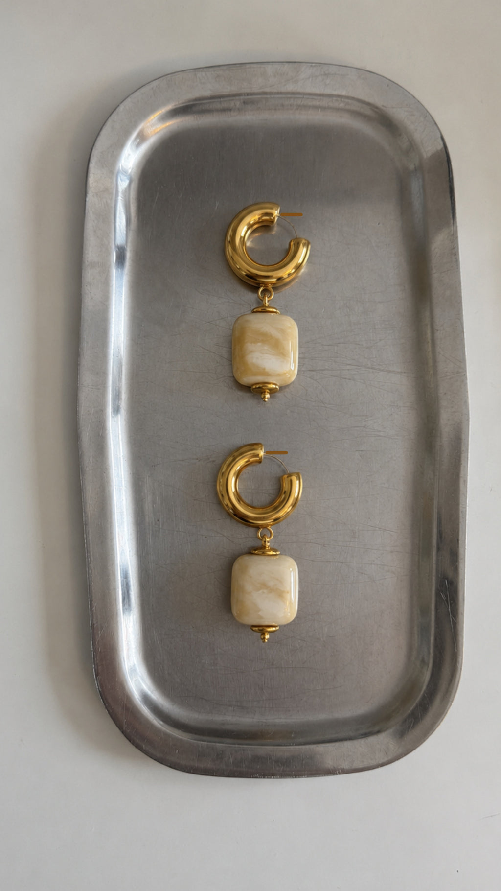 Aretes Porcelain Drops