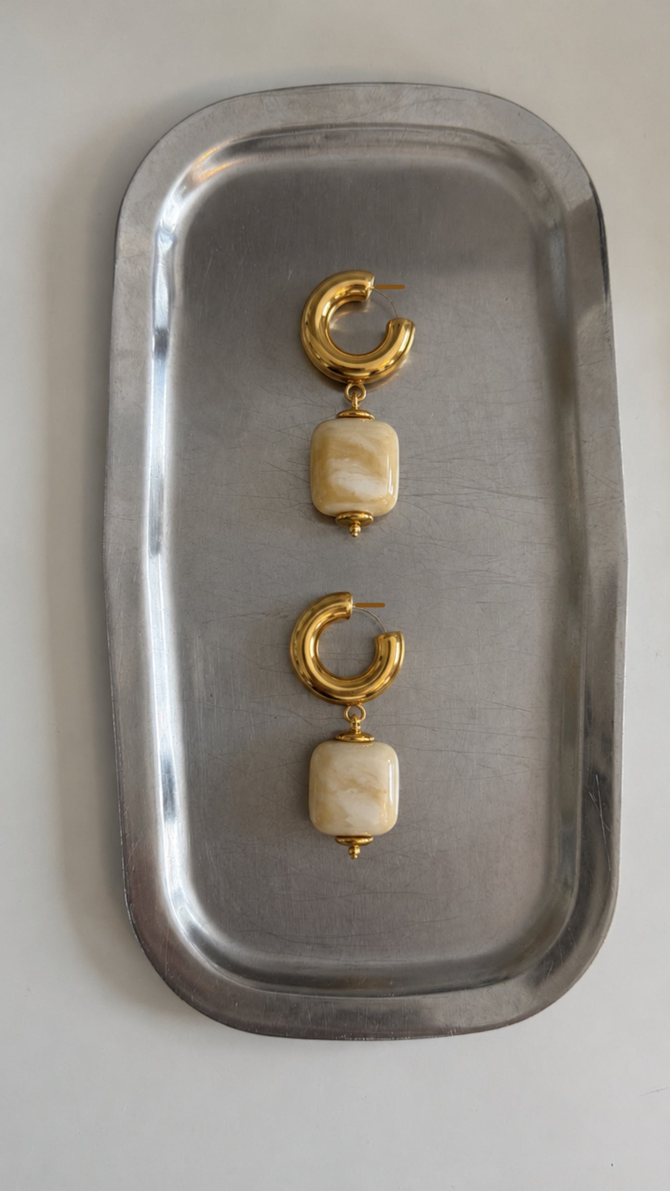 Aretes Porcelain Drops