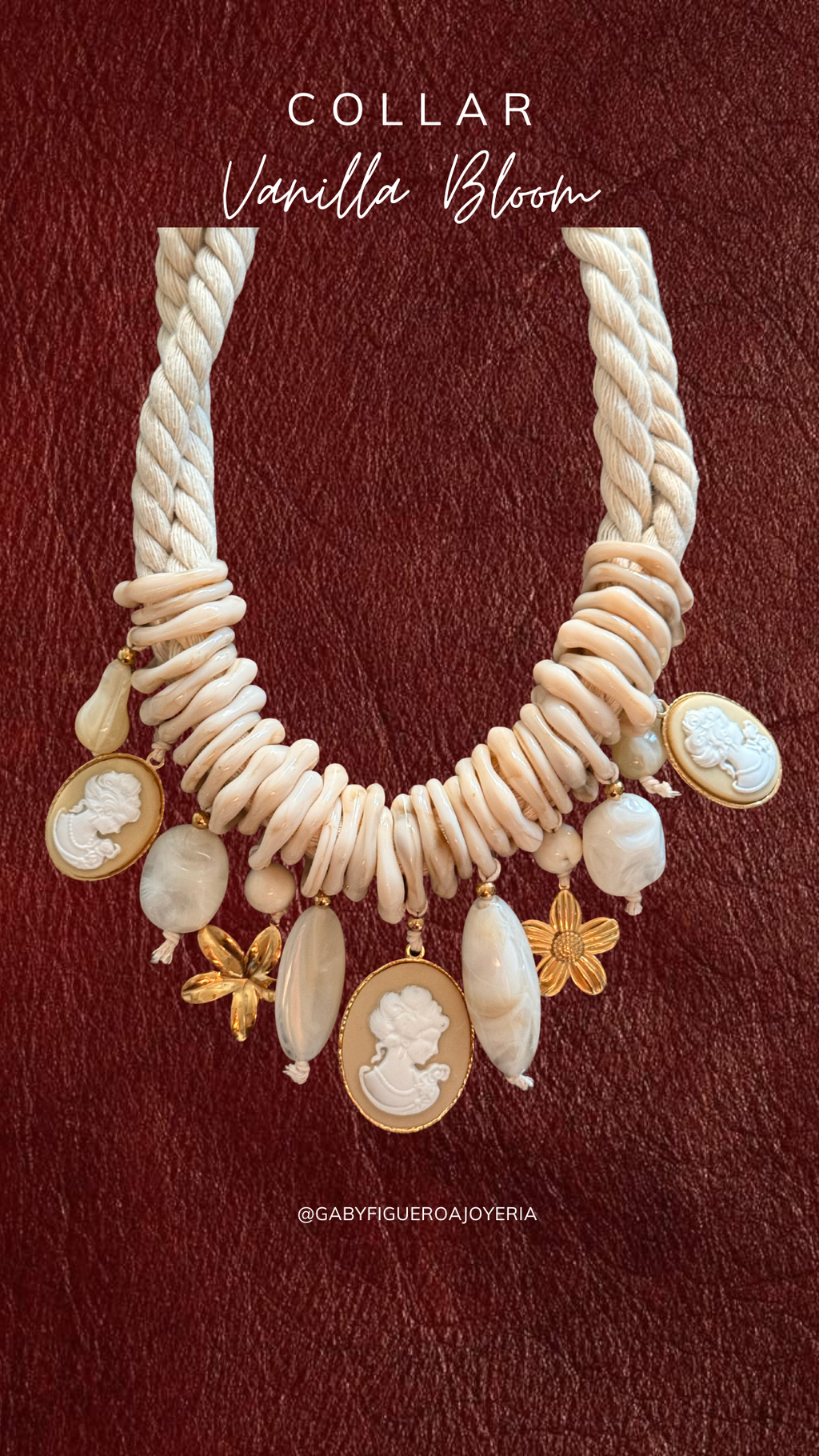 Collar Vanilla Bloom