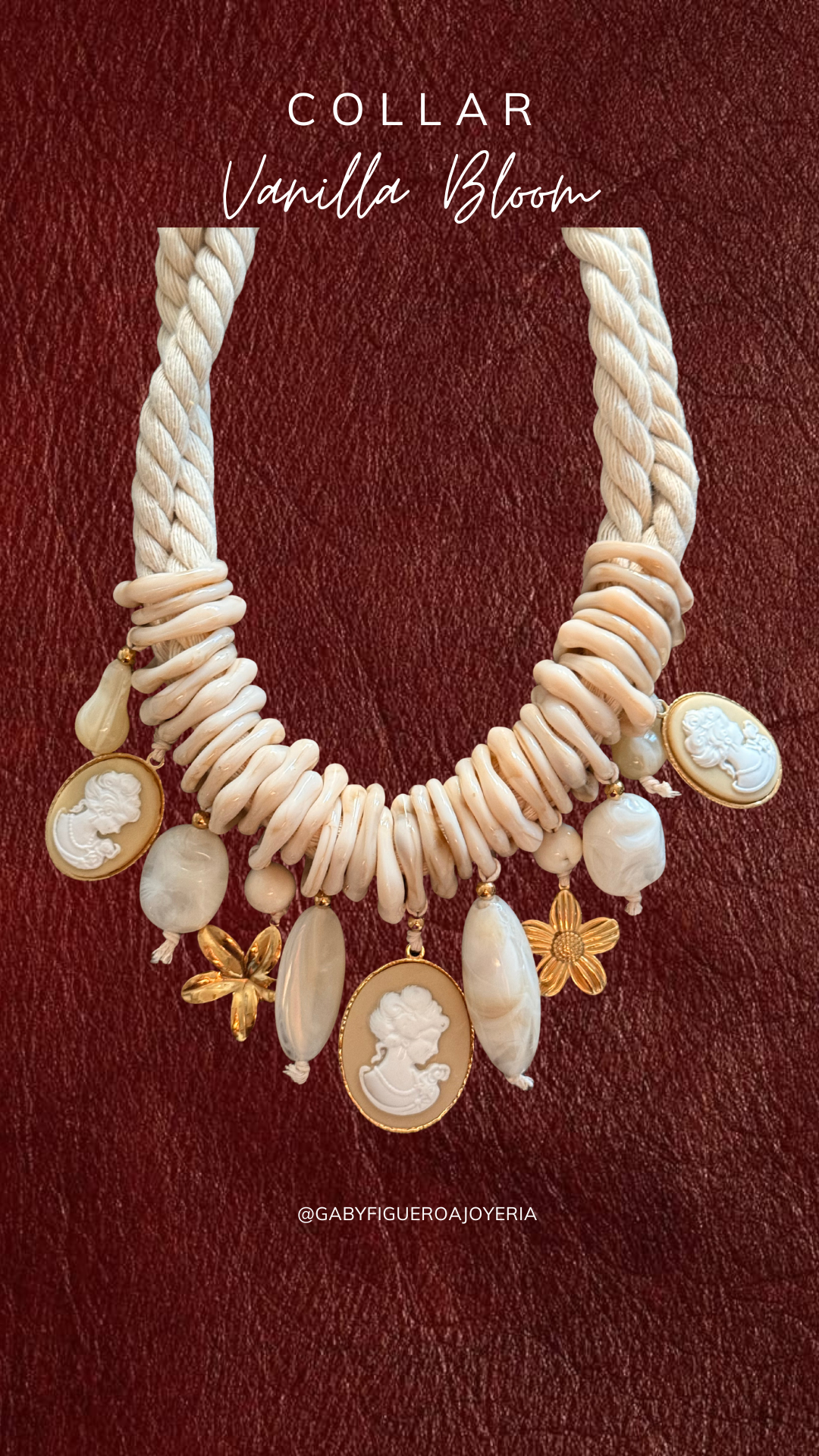 Collar Vanilla Bloom