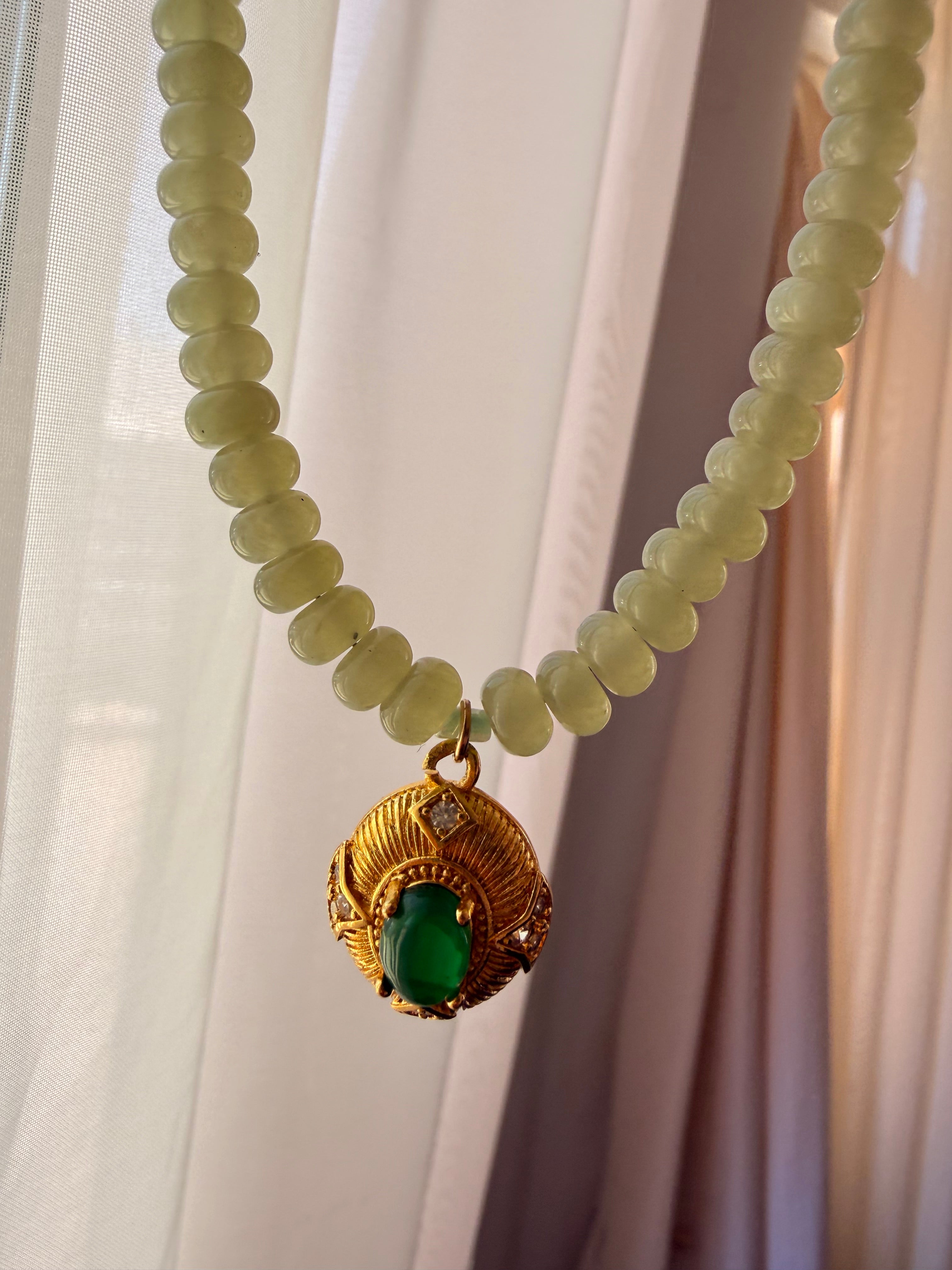 Collar Emerald gold