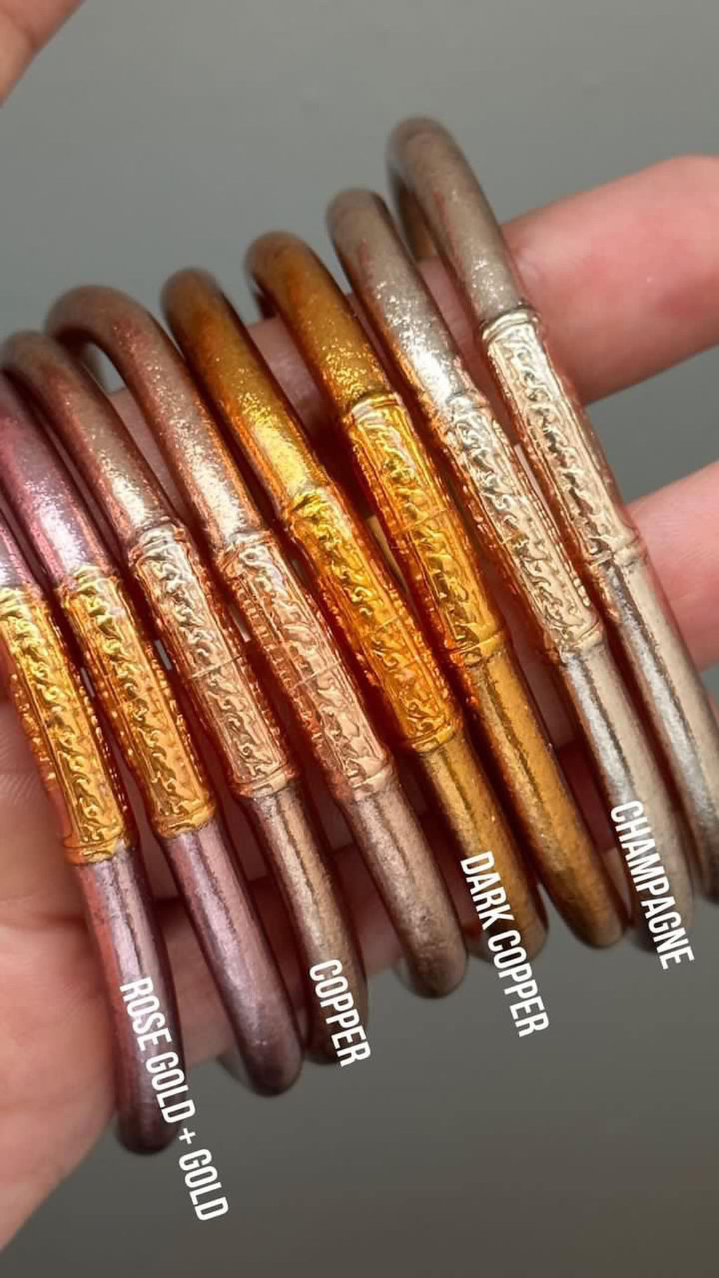 Rosegold+gold single Buddha