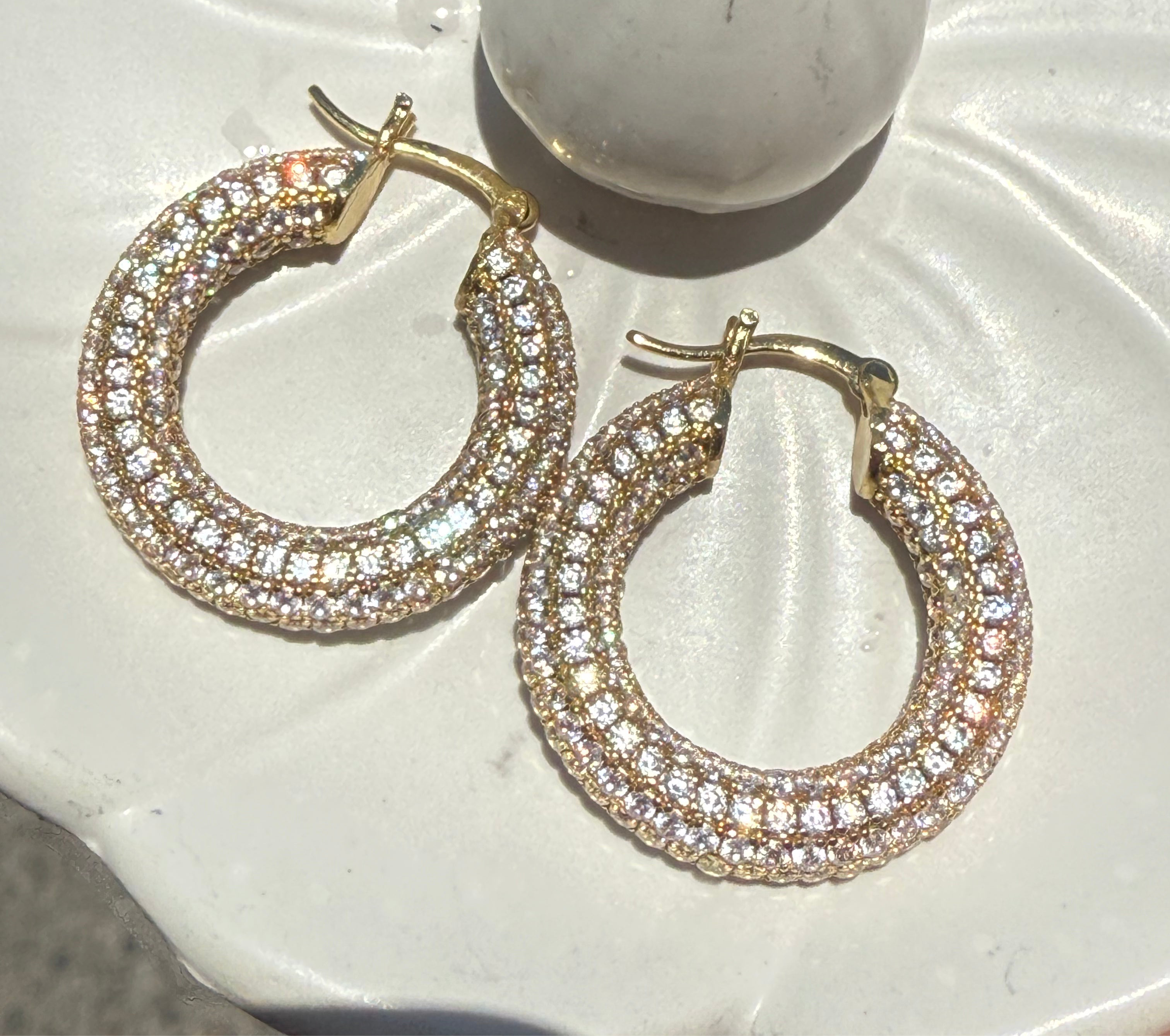 Aretes Chunky Pave