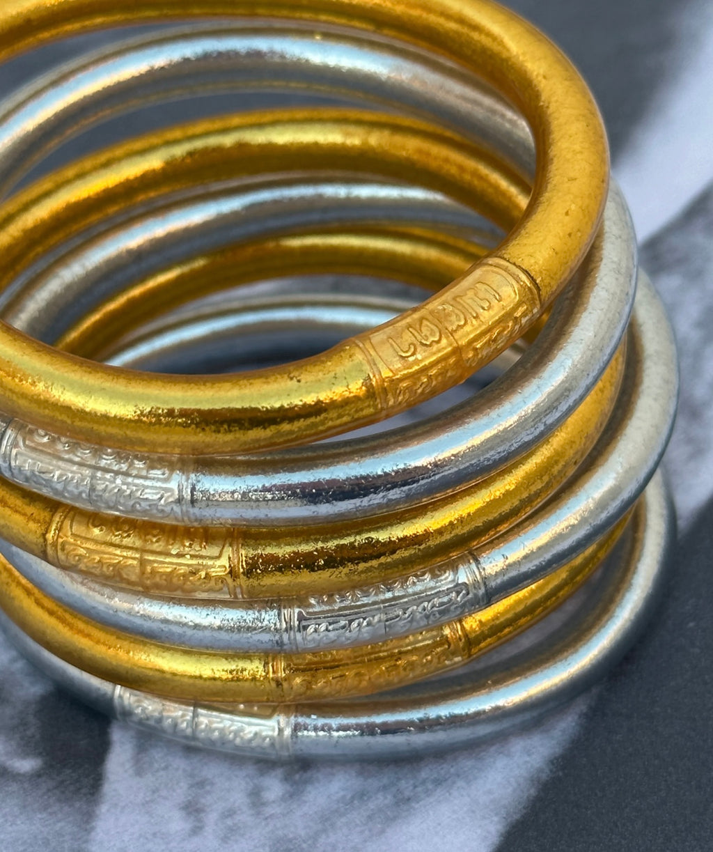 Silver thick single buddha