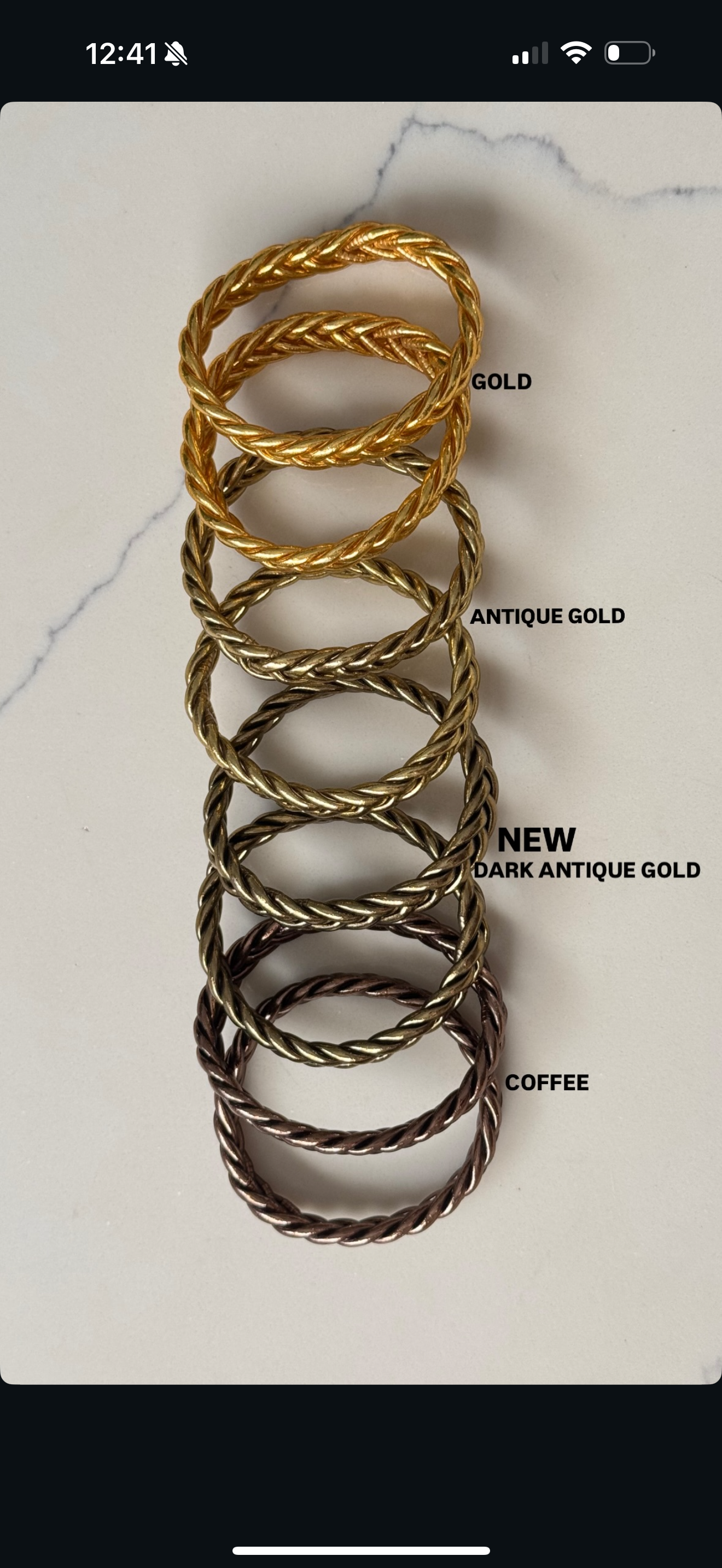 Dark antique gold  Braid