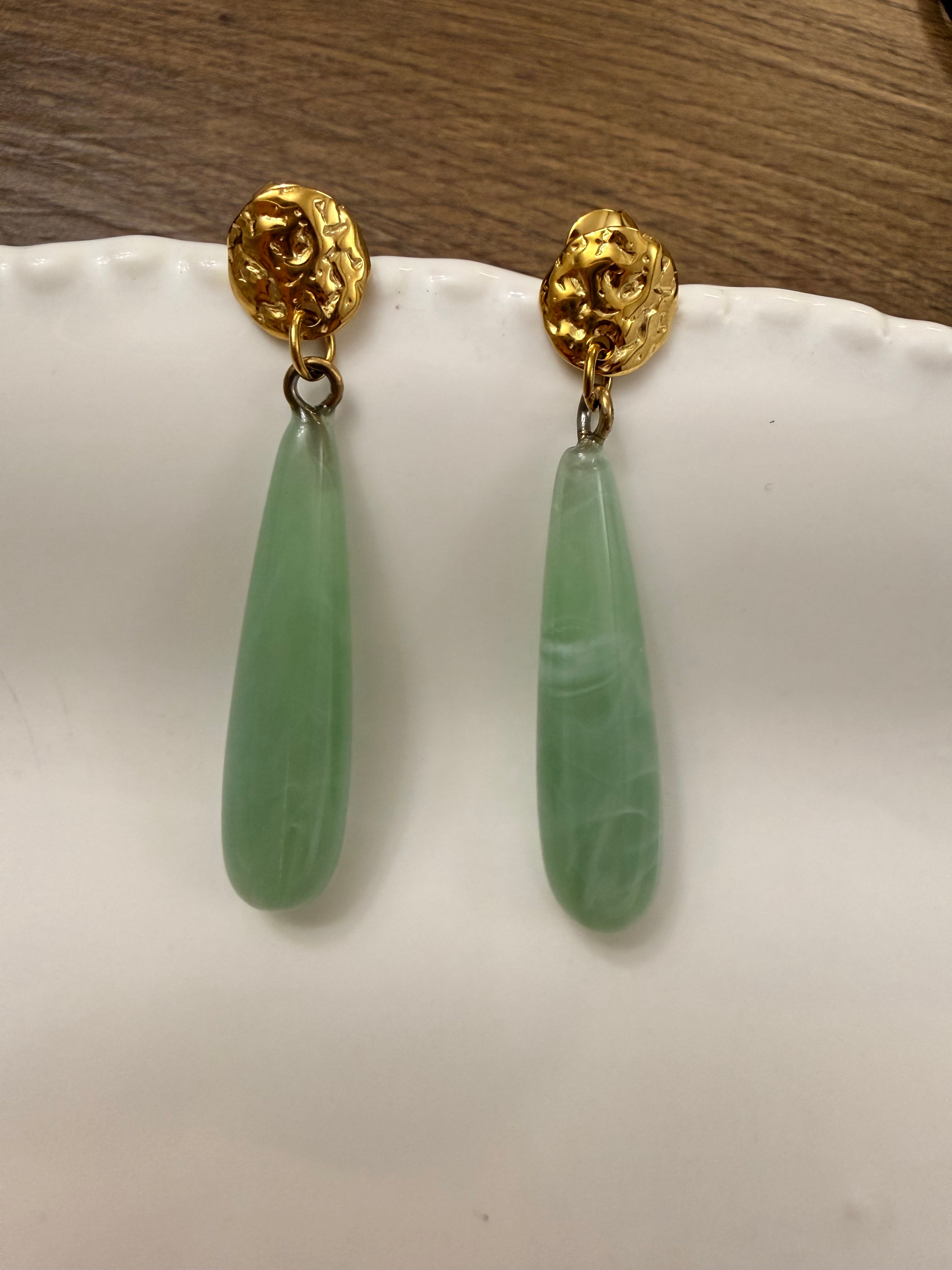 Aretes Matcha Tears