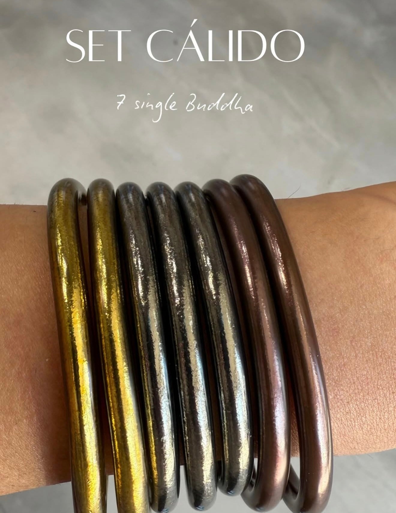 Pulsera set single Cálido