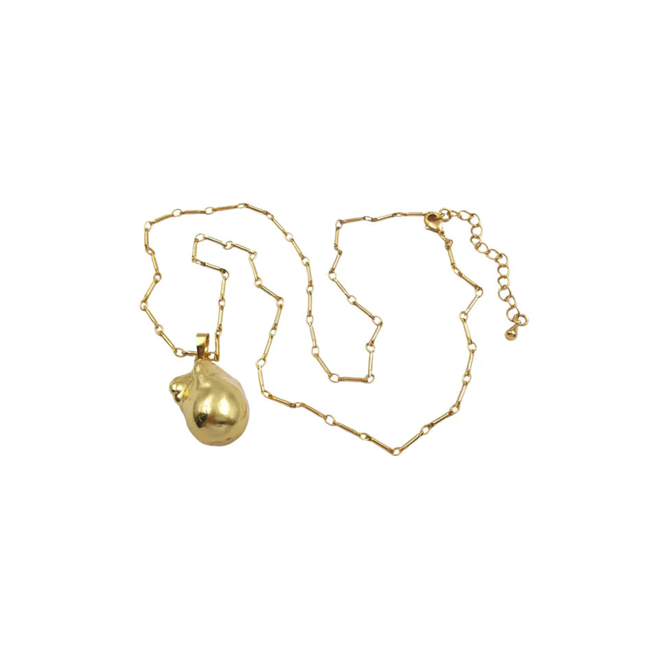 Collar pearl gold