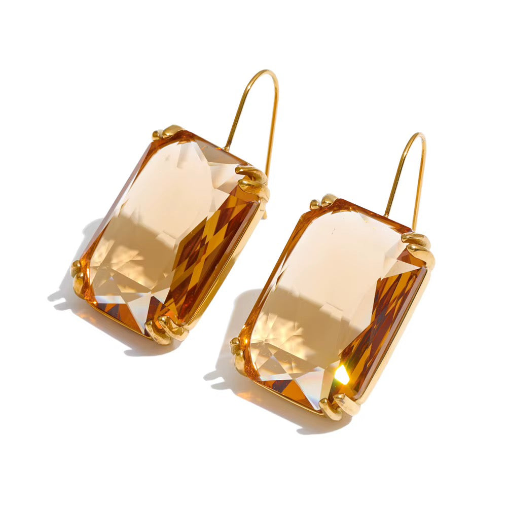 Aretes Dangle Champagne