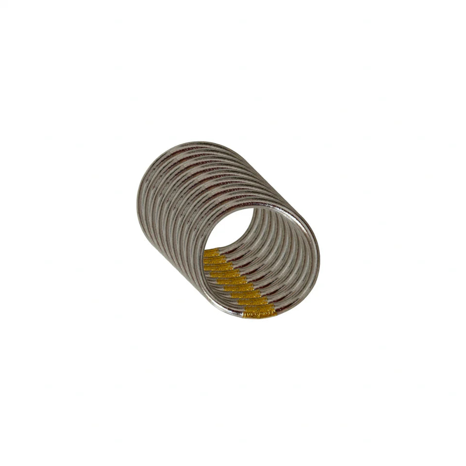 Dark silver + gold thick single buddha