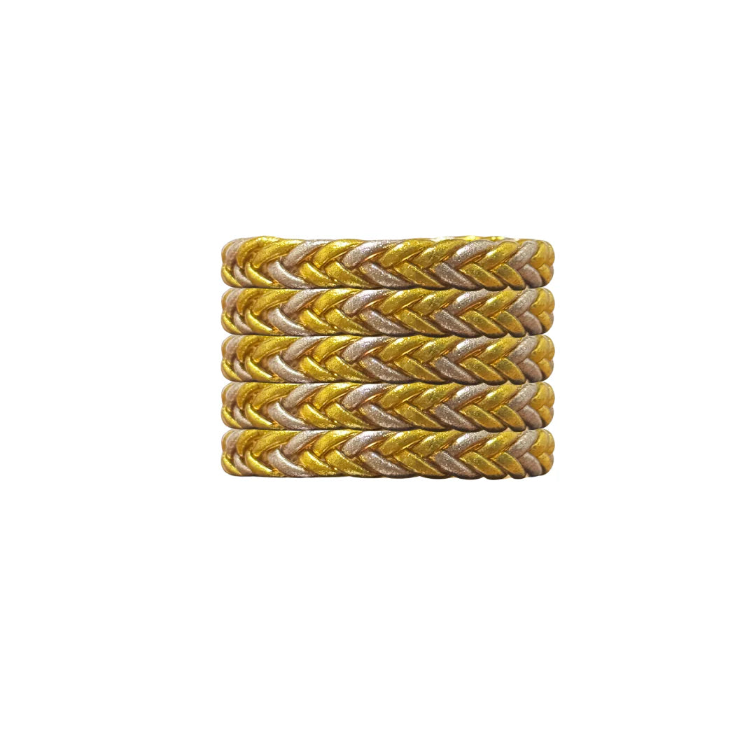 Gold+champagne Braid