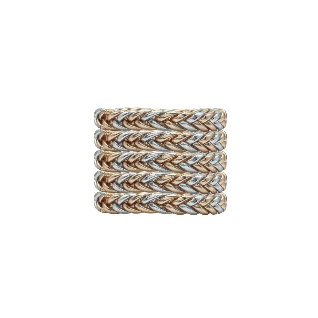 Champagne + gold  Braid