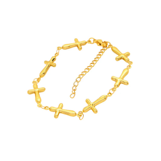 Pulsera de cruces