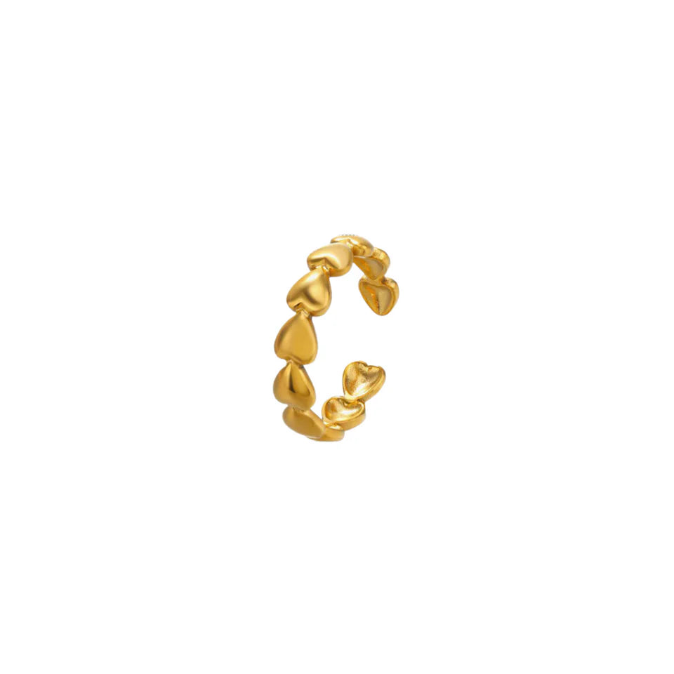 Anillo multiple hearts