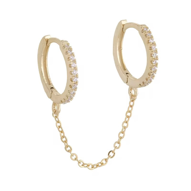 Aretes piercing solo tassel
