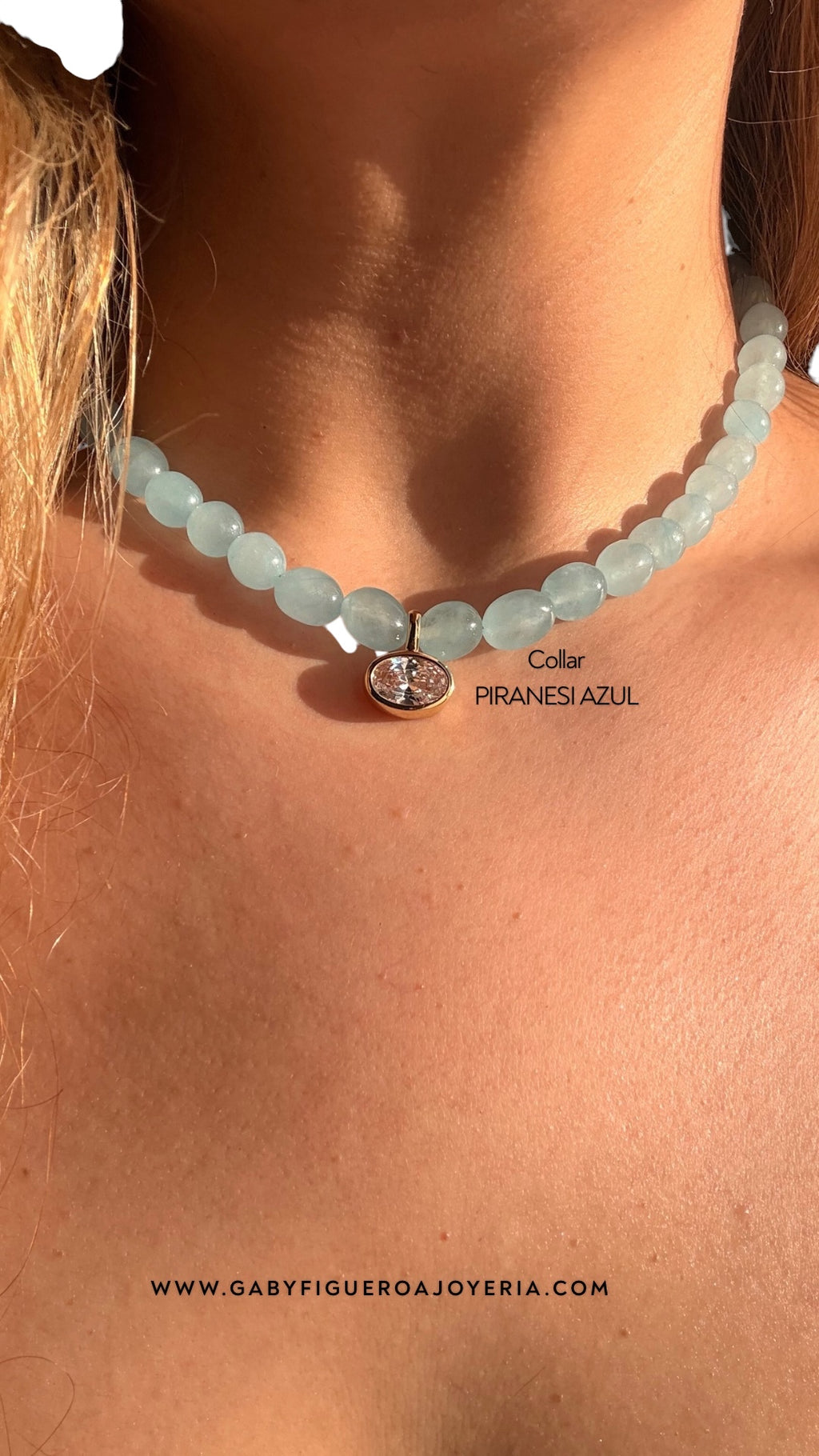 Collar Piranesi Azul